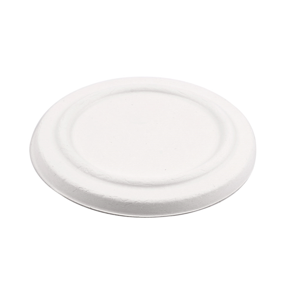 Tapas Para Tarrinas 228.86 'Bionic' Ø 12X1,2 Cm Blanco Bagazo (500 Unid.)