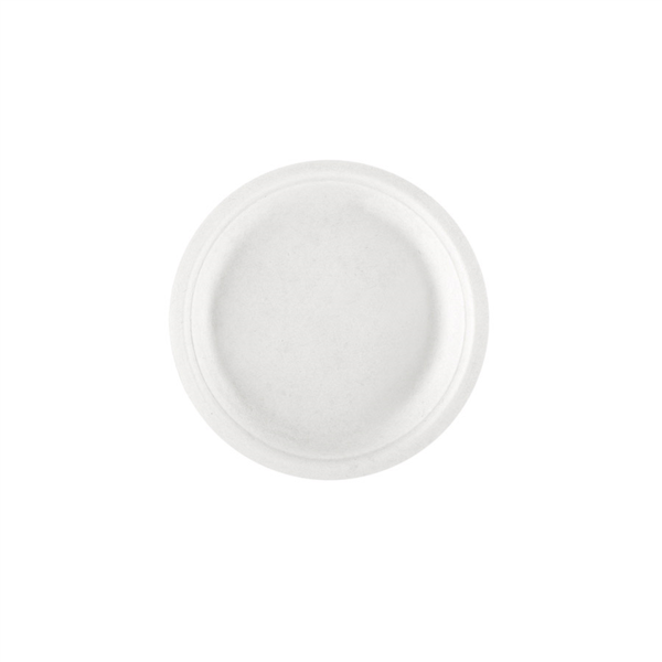 [205.64] Platos 'Bionic' Ø 15,5X1,4 Cm Blanco Bagazo (1000 Unid.)
