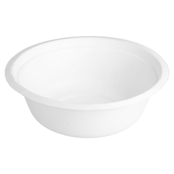 [125.06] Boles 'Bionic' 500 Ml Ø 15,5X5,4 Cm Blanco Bagazo (600 Unid.)