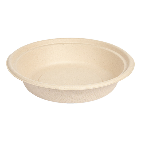 [251.58] BOLES 'BIONIC' 900 ML Ø 20,8x4,4 CM NATURAL BAGAZO (400 UNID.)