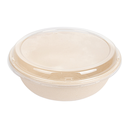 COMBO ENSALADERAS+TAPAS 'BIONIC' 950 ML Ø 19x7,8 CM NATURAL BAGAZO (200 UNID.)