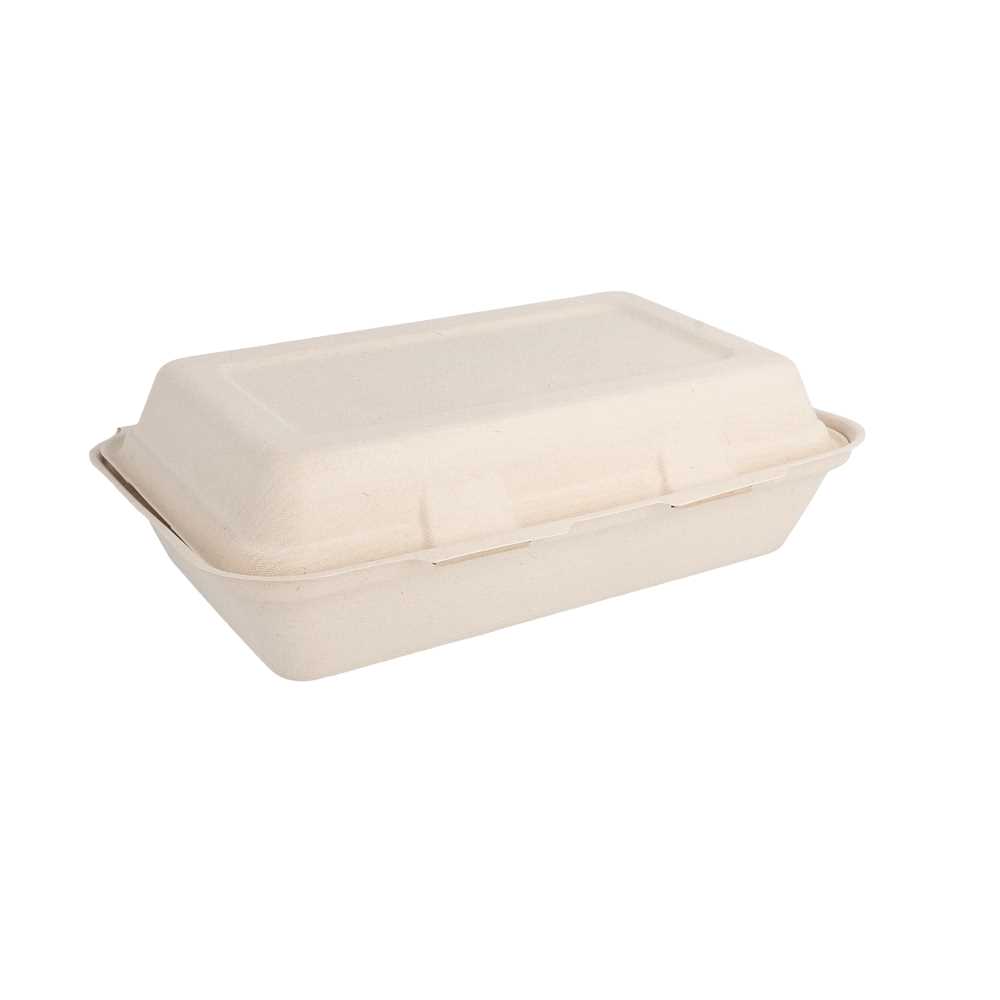 [231.23] Conchas "L" 'Bionic' 1 L 16X24X7,5 Cm Natural Bagazo (400 Unid.)