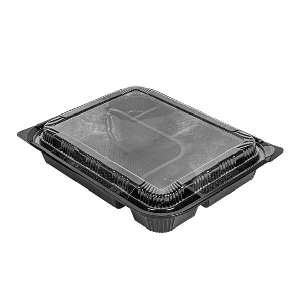 [260.01] Cofres 5 Compartimentos 23,9X19X3,5 Cm Negro Pp (200 Unid.)