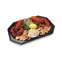 BANDEJAS CATERING 45x30x2,5 CM NEGRO RPET (100 UNID.)