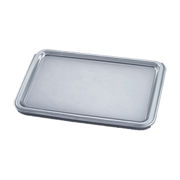 BANDEJAS DE LUJO 'LUNCH' 25x35 CM PLATEADO PET (10 UNID.)