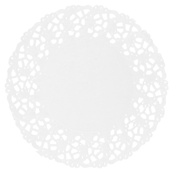 [301.01] Rodales Calados 53 G/M2 Ø 9 Cm Blanco Papel (250 Unid.)