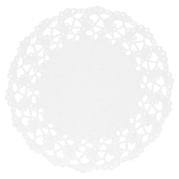 [301.03] Rodales Calados 53 G/M2 Ø 11,5 Cm Blanco Papel (250 Unid.)