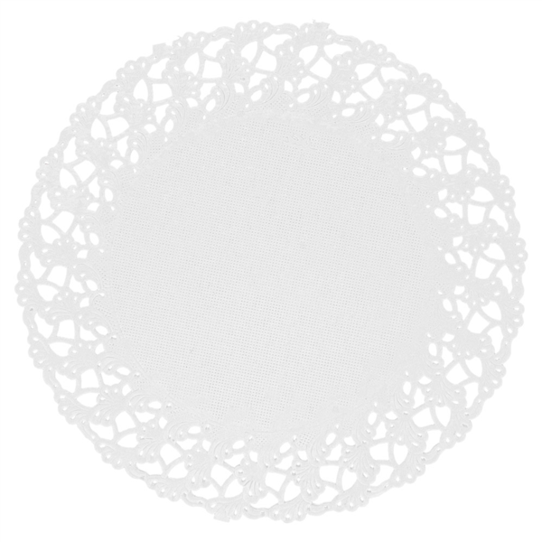[301.05] Rodales Calados 53 G/M2 Ø 14 Cm Blanco Papel (250 Unid.)