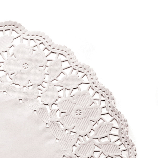 [301.09] Rodales Calados 53 G/M2 Ø 19 Cm Blanco Papel (250 Unid.)