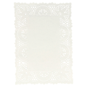 BLONDAS RECTANGULARES CALADAS 47 G/M2 21x15 CM BLANCO PAPEL (250 UNID.)