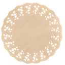 RODALES CALADOS 40 G/M2 Ø 24 CM NATURAL KRAFT (250 UNID.)