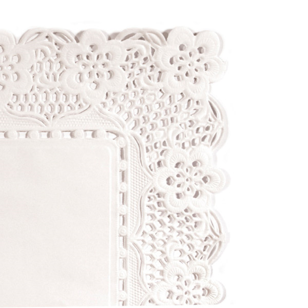 [301.38] BLONDAS RECTANGULARES CALADAS 53 G/M2 37x26 CM BLANCO PAPEL (250 UNID.)