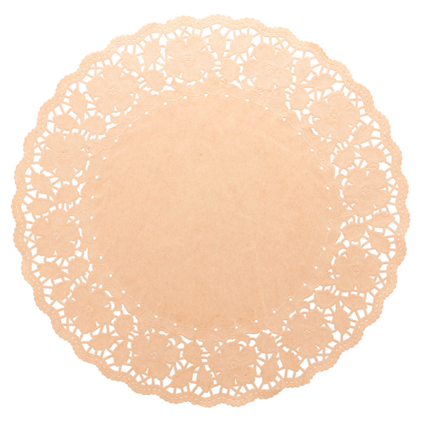 [224.54] RODALES CALADOS 40 G/M2 Ø 42 CM NATURAL KRAFT (250 UNID.)