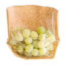 Sobres Con Base Y Ventana 'Turtle Pack' 50 G/M2 + 15 Pp 20+4/4X15 Cm Natural Kraft (100 Unid.)