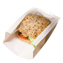 BOLSAS CON VENTANA 'PACK DELICATESSEN' 50 G/M2 + 15 PP 9+5x17 CM BLANCO KRAFT (100 UNID.)