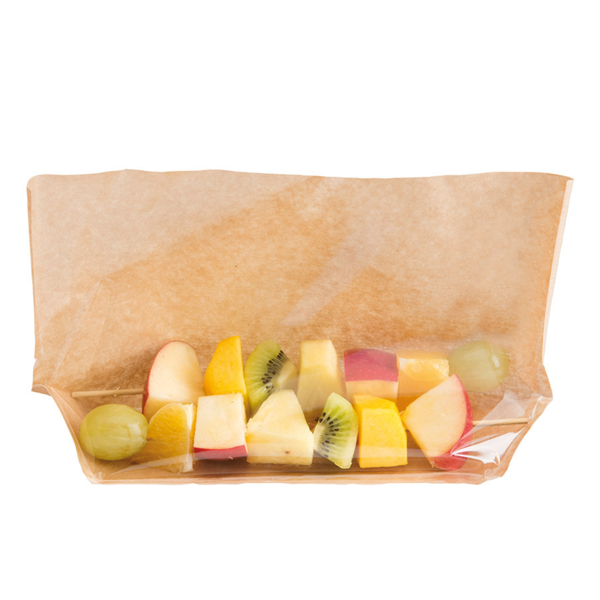 [173.11] SOBRES CON BASE Y VENTANA 'TURTLE PACK' 50 G/M2 + 15 PP 27+4/4x15 CM NATURAL KRAFT (100 UNID.)