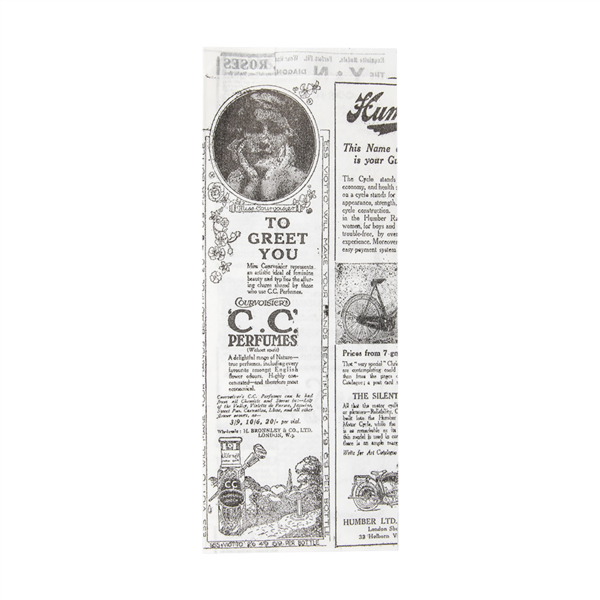 [226.70] PAPEL ANTIGRASAS ABIERTO 2 LADOS - HOT DOG 'TIMES' 35 G/M2 9+3x22 CM BLANCO PERG. ANTIGRASAS (500 UNID.)