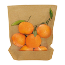 Sobres Con Base Y Ventana 'Turtle Pack' 50 G/M2 + 15 Pp 20+3,5X24/21 Cm Natural Kraft (100 Unid.)