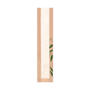 BOLSAS PAN CON VENTANA ECO 'FEEL GREEN' 32 G/M2 9+4x35 CM NATURAL KRAFT (250 UNID.)