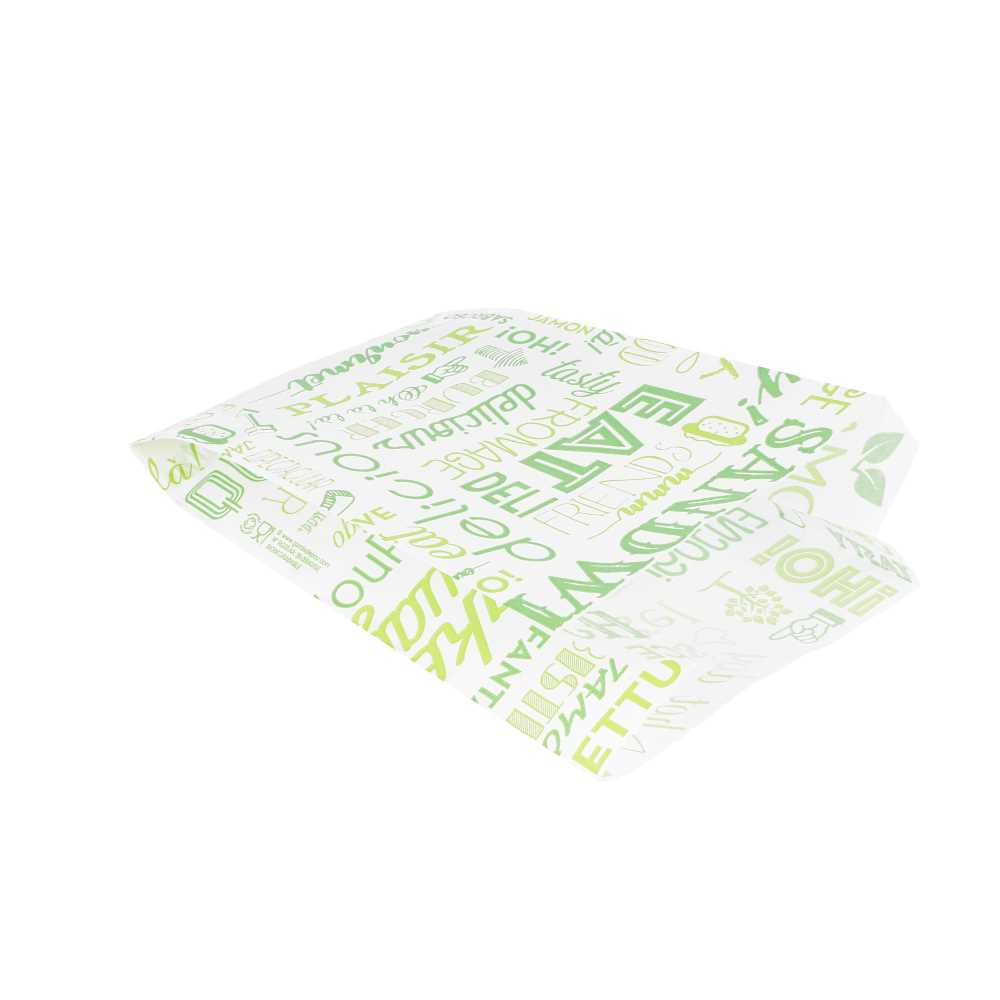 [229.29] Bolsas Hamburguesas 'Parole' 35 G/M2 12+7X18 Cm Verde Perg. Antigrasas (500 Unid.)