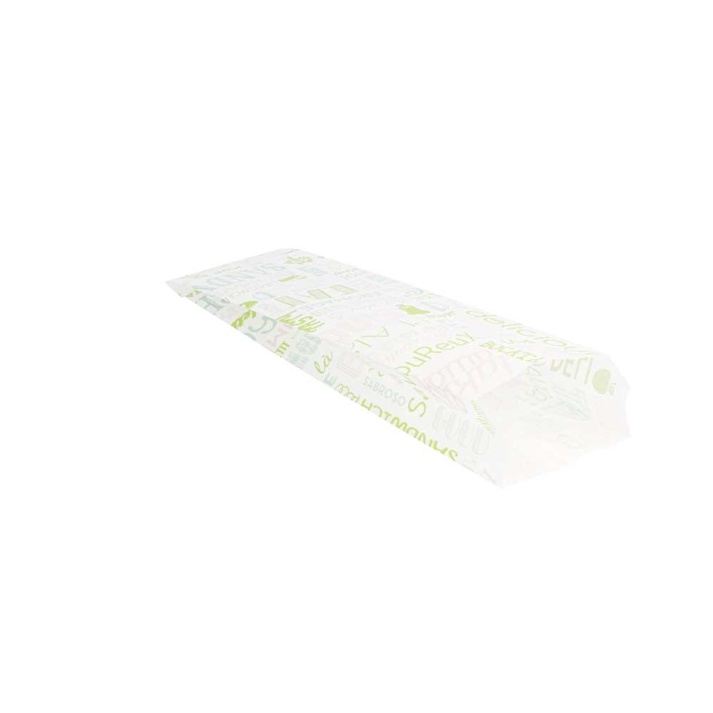 Bolsas Baguettes 'Parole' 35 G/M2 9+4X30 Cm Blanco Perg. Antigrasas (500 Unid.)