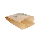 BOLSAS PARA HAMBURGUESAS 'FEEL GREEN' 32 G/M2 12+7x18 CM NATURAL PERG. ANTIGRASAS (500 UNID.)