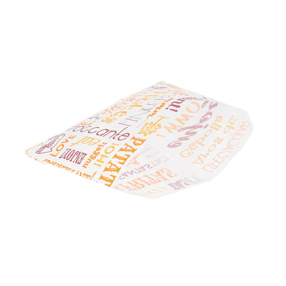 [229.28] Bolsas Para Fritos 'Parole' 35 G/M2 12X9 Cm Blanco Perg. Antigrasas (1000 Unid.)