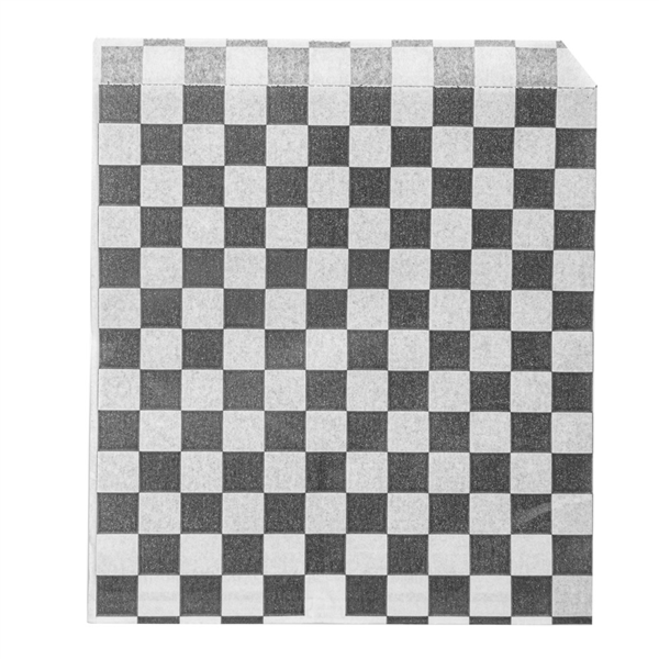 PAPEL ANTIGRASAS ABIERTO 2 LADOS FAST FOOD 'FITIPALDI' 35 G/M2 13x14 CM NEGRO PERG. ANTIGRASAS (1000 UNID.)