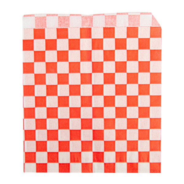 [233.18] PAPEL ANTIGRASAS ABIERTO 2 LADOS FAST FOOD 'FITIPALDI' 35 G/M2 13x14 CM ROJO PERG. ANTIGRASAS (1000 UNID.)