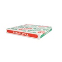 CAJAS DE PIZZA 'THEPACK' 330 G/M2 24x24x3 CM BLANCO CARTÓN ONDULADO MICROCANAL (100 UNID.)