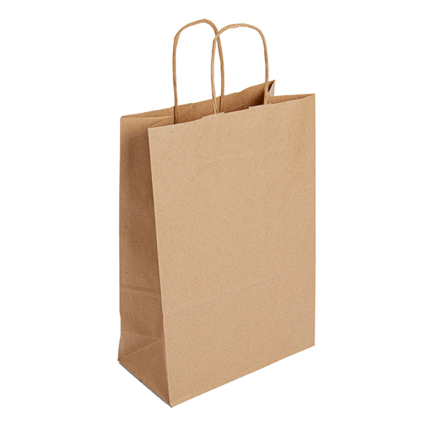 [268.07] BOLSAS SOS CON ASAS 80 G/M2 22+12x27 CM NATURAL KRAFT (250 UNID.)