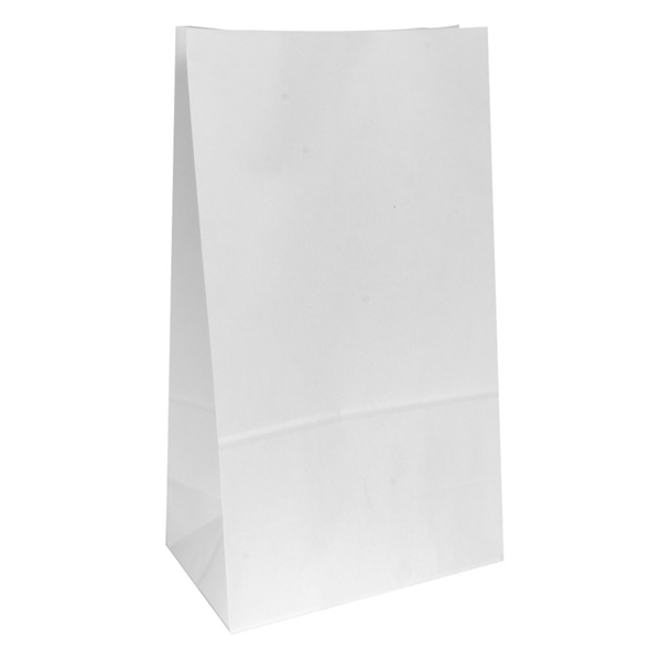 BOLSAS SOS SIN ASAS 80 G/M2 25+15x43,5 CM BLANCO CELULOSA (250 UNID.)