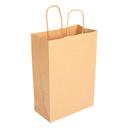 BOLSAS SOS CON ASAS 80 G/M2 20+10x29 CM NATURAL KRAFT (250 UNID.)