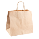 Bolsas Sos Catering Con Asas 80 G/M2 26+17X24 Cm Natural Kraft (250 Unid.)