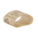 BANDAS KRAFT BOCADILLOS 'TIMES' 34 G/M2 7x26 CM NATURAL PERG. ANTIGRASAS (5000 UNID.)