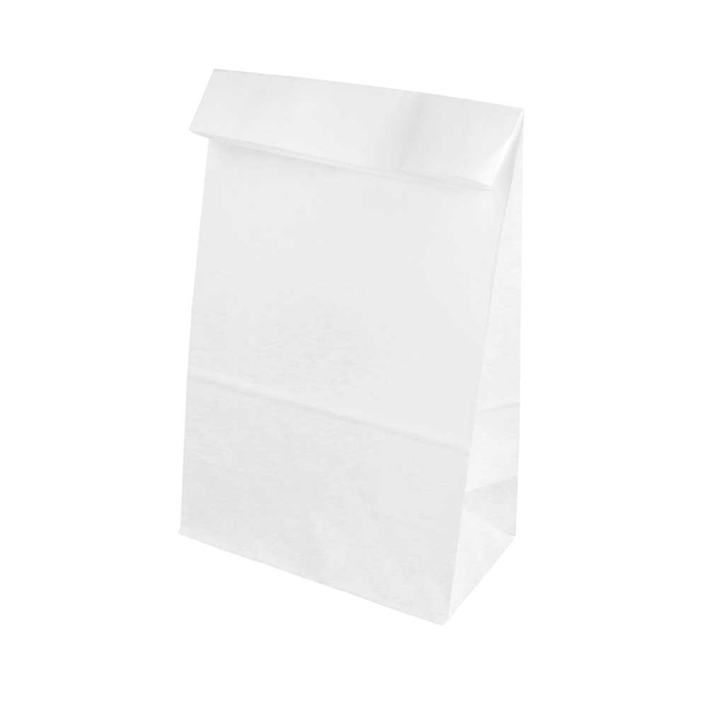 BOLSAS SOS SIN ASAS 70 G/M2 14+8x24 CM BLANCO CELULOSA (1000 UNID.)