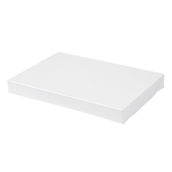 Tapas Sin Ventana Para Cajas 254.71 'Thepack' 250 G/M2 22X15X2 Cm Blanco Cartón Ondulado Nano-Micro (50 Unid.)