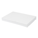 TAPAS SIN VENTANA PARA CAJAS 254.71 'THEPACK' 250 G/M2 22x15x2 CM BLANCO CARTÓN ONDULADO NANO-MICRO (50 UNID.)