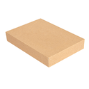 TAPAS SIN VENTANA PARA CAJAS 254.78 'THEPACK' 240 G/M2 11x15x2 CM NATURAL CARTÓN ONDULADO NANO-MICRO (200 UNID.)