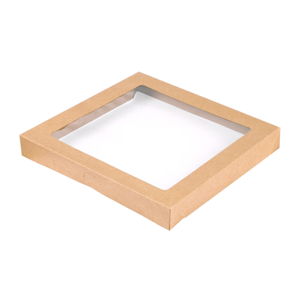 [253.19] TAPAS PARA CAJAS 253.14 300 G/M2 + PET 22,9x22,8x3 CM NATURAL KRAFT (100 UNID.)