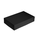 Cajas Catering, Plana 'Thepack' 250 G/M2 19X28X6 Cm Negro Cartón Ondulado Nano-Micro (100 Unid.)