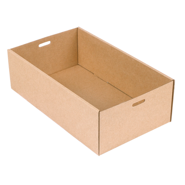 CAJAS CATERING XS 375 G/M2 25,8x15x8 CM NATURAL KRAFT (100 UNID.)