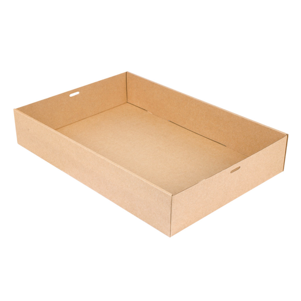 Cajas Catering Xl 375 G/M2 45X31X8 Cm Natural Kraft (50 Unid.)