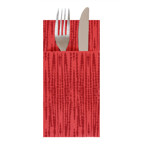 [259.74] Servilletas Cangurito 'Safari' 55 G/M2 33X40 Cm Rojo Airlaid (700 Unid.)