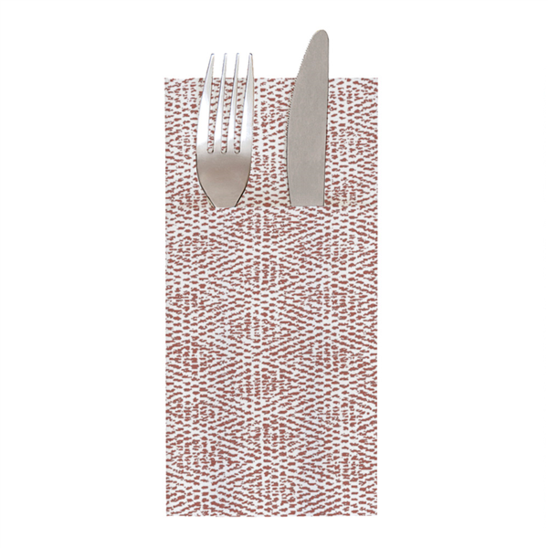 [259.33] Servilletas Canguro 'Like Linen - Keiko' 70 G/M2 40X40 Cm Chocolate Spunlace (700 Unid.)