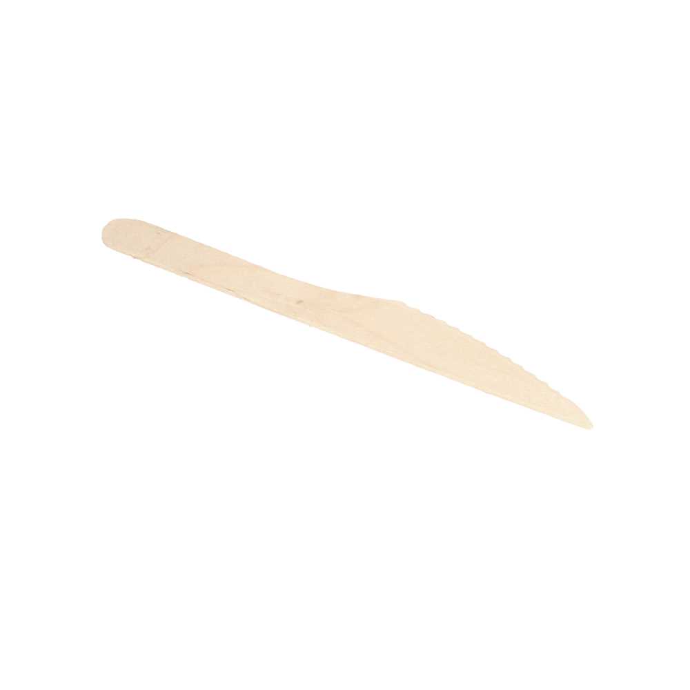 [166.97] Cuchillos 'Makan' 16,4 Cm Natural Madera (100 Unid.)