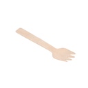 Tenedor-Cuchara 10,5 Cm Natural Madera (100 Unid.)
