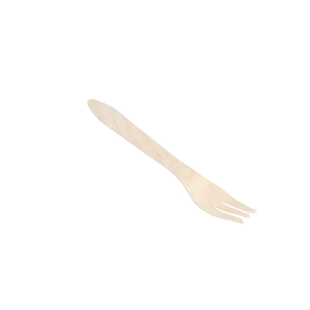 [224.69] TENEDORES 'CURVE' 18,3 CM NATURAL MADERA (100 UNID.)