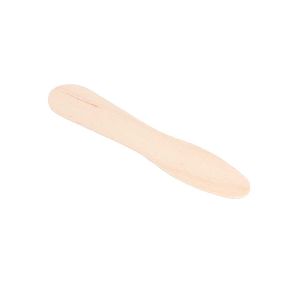 [170.45] Cucharillas Helados Enfundadas 7,5 Cm Natural Madera (600 Unid.)