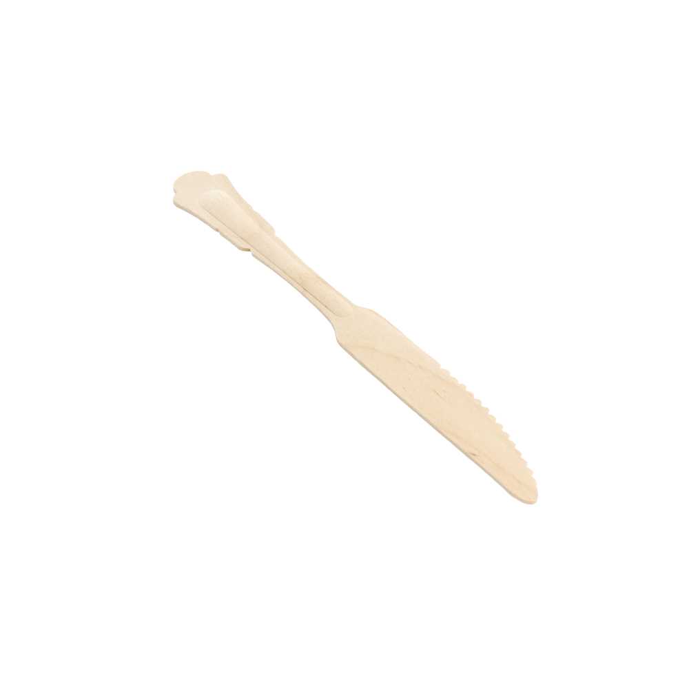 [189.43] CUCHILLOS 'CLASSIC' 20,4 CM NATURAL MADERA (100 UNID.)